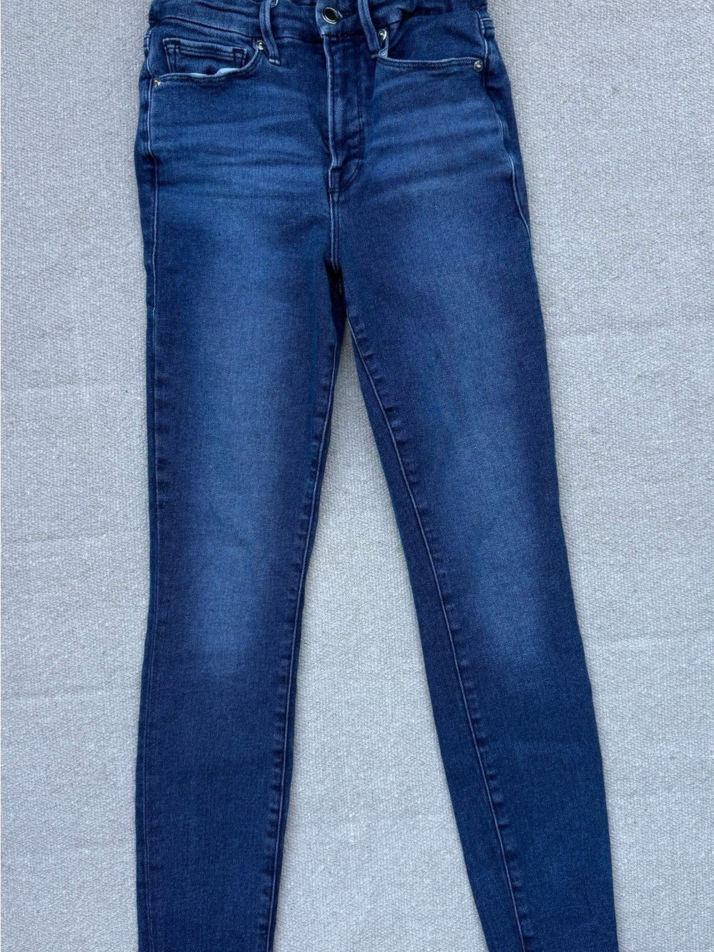 Good American Indigo High-Rise Skinny Jeans